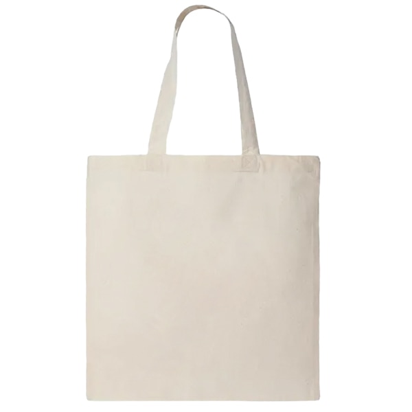 Nike Swoosh Canvas Tote Bag in Natural