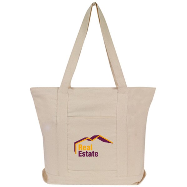Natural Cotton Boat Tote | Bagmasters