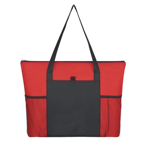 Non-Woven Voyager Zippered Tote Bag | Bagmasters