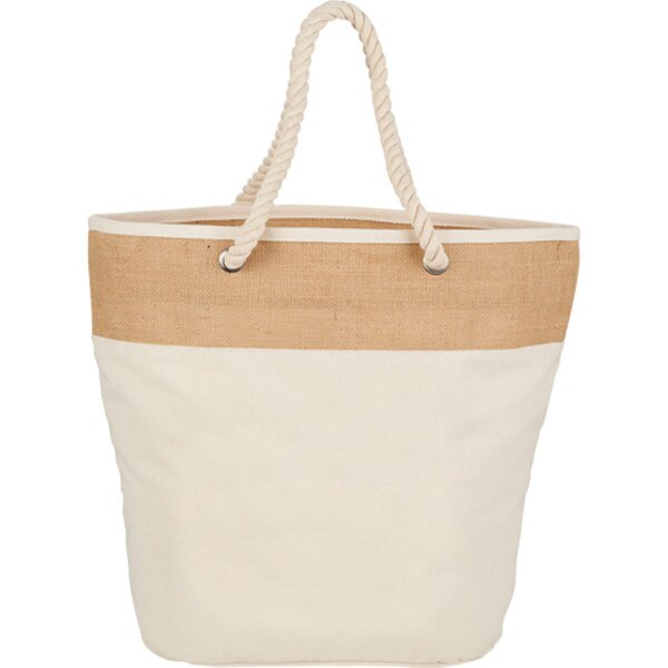 12 oz. Cotton and Jute Rope Tote | Bagmasters