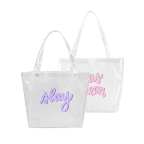 vinyl tote bag