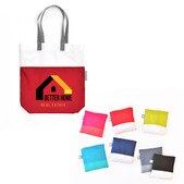 Flip Tumble Two Tone Reusable Tote Bag Bagmasters