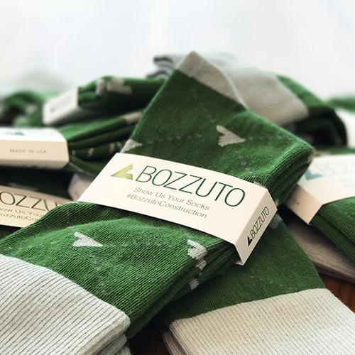 Bulk Custom Flagship Cotton Crew Socks - White - Non-Profit Fundraising Giveaways, Charity Swag & Association Events