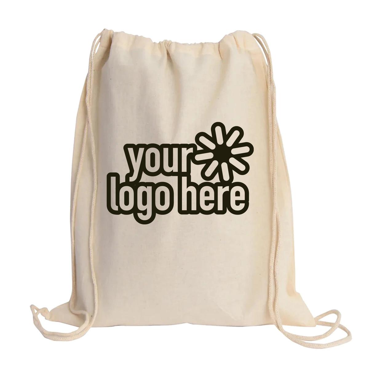 natural drawstring bag