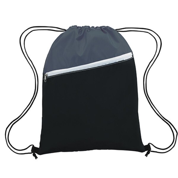 Zipper Sport Drawstring Backpack Bagmasters
