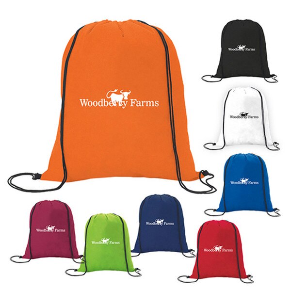Custom Printed Non-Woven Drawstring Backpack | Bagmasters