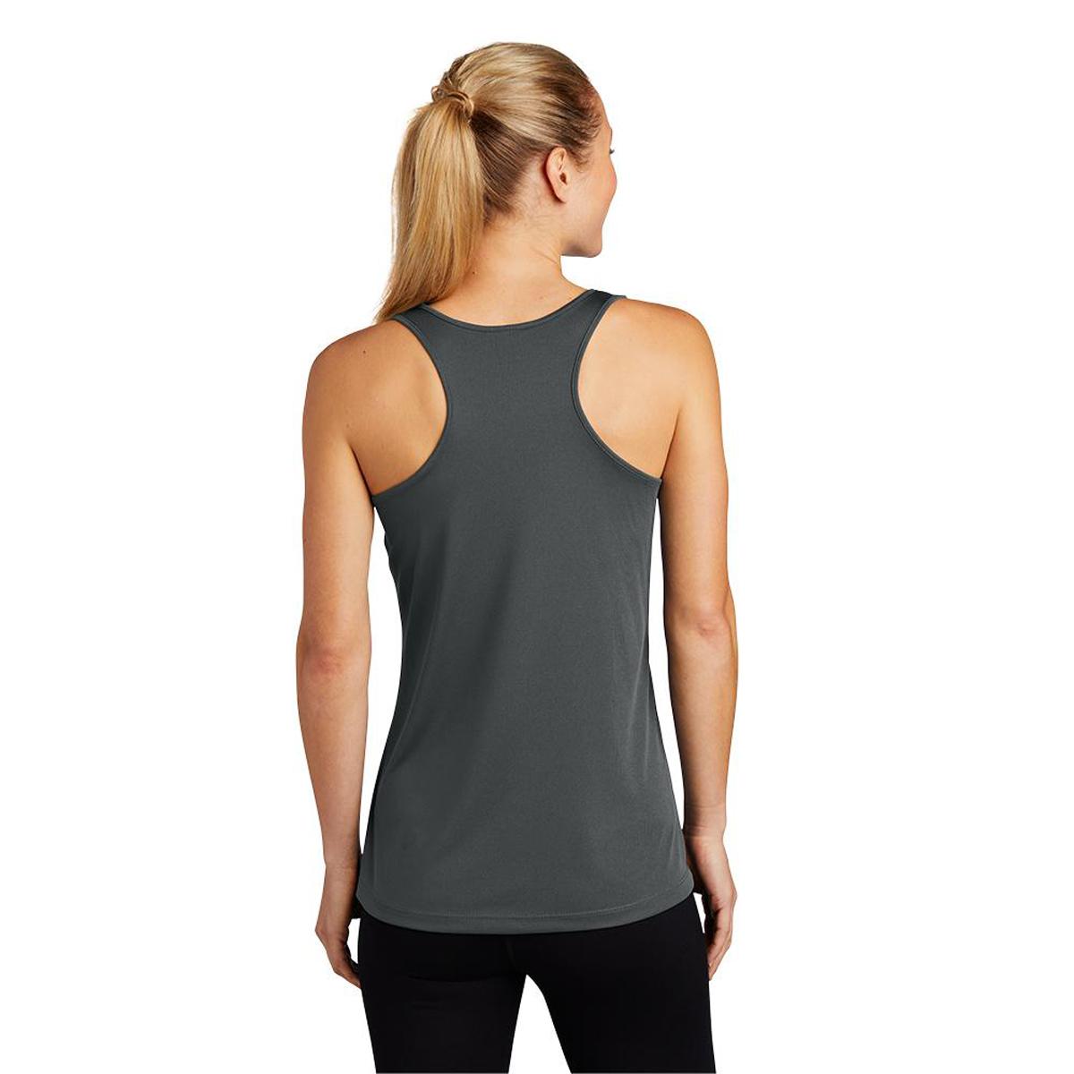 ToBeInStyle Women's Racerback Sports Tank Top - Soft Polyester Blend Workout Top