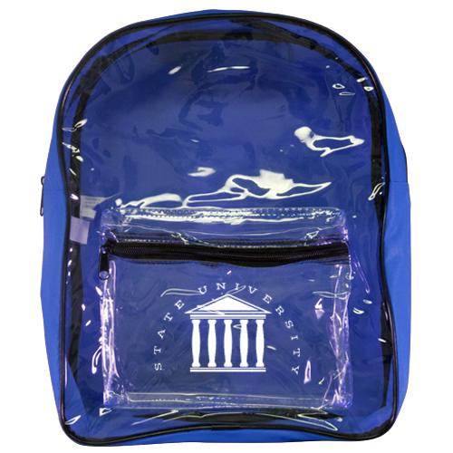 clear front backpack