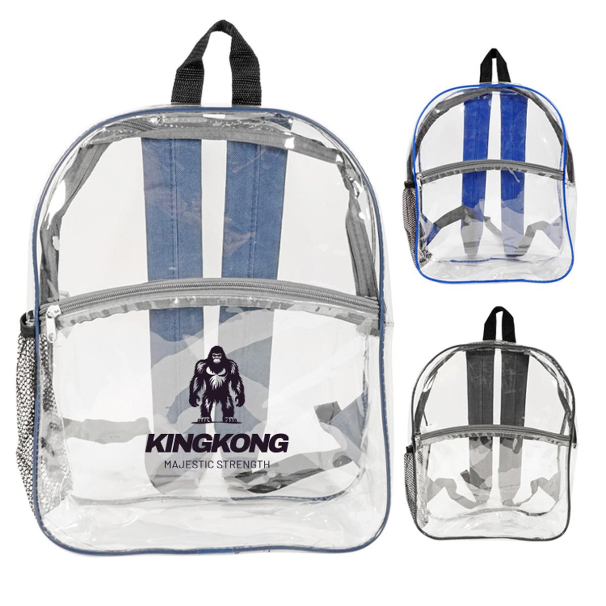 Custom Printed Clear Backpack | Bagmasters