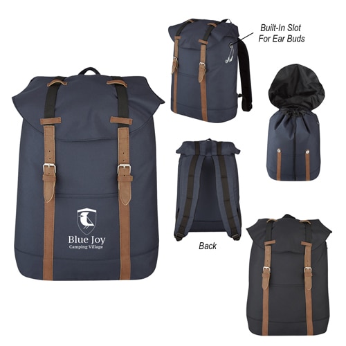 Flap Drawstring Backpack | Bagmasters