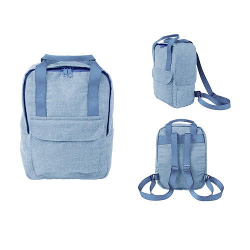 jean mini backpack Everyday Bring this silhouette on any trip for a chic Main One Quilted Denim Mini