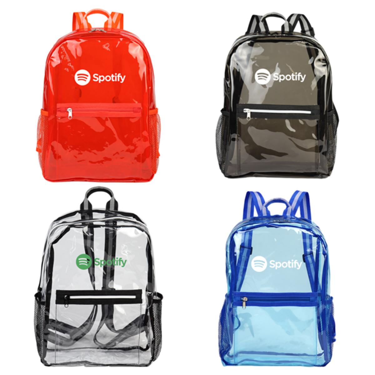 Custom Columbus Clear Backpack | Bagmasters