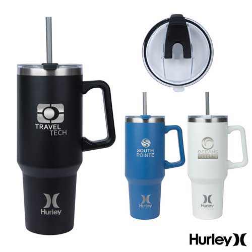 Custom Printed 40oz. Hurley Oasis Vacuum Insulated Travel Mug