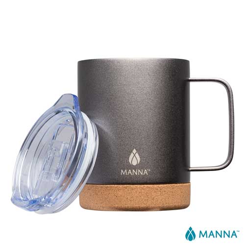 Manna™ 14 oz. Boulder Stainless Steel Camping Mug w/ Handle