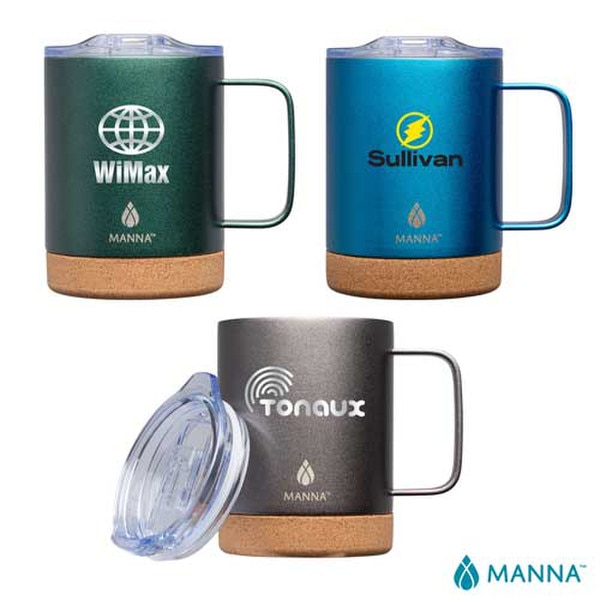 Giveaway Vacuum Insulated Coffee Mugs with Handle (12 Oz.)