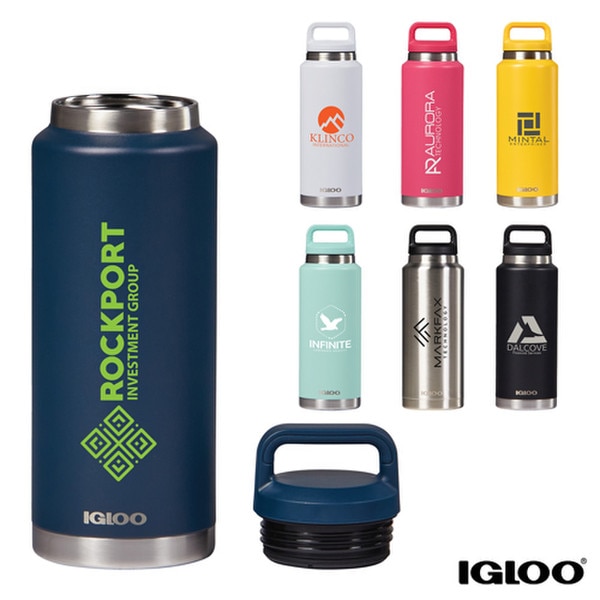 Igloo® 36 Oz. Vacuum Insulated Bottle - Custom Drinkware