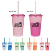 Wholesale Logo Engraved 15oz Handle Insulated Bulk Tumblers - $18.50