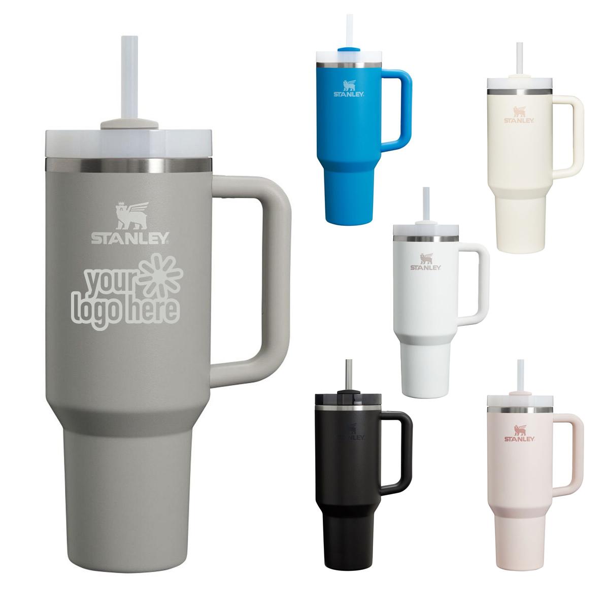 Custom 40oz Stanley Quencher Flowstate Tumbler  With Logo