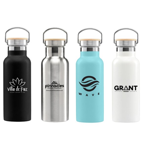 Wellness 17-oz. Double-Wall Stainless Steel Water Bottle