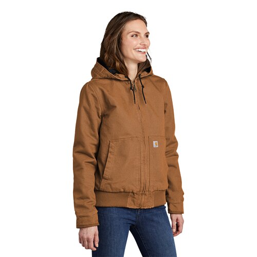 Custom Printed Carhartt Womens Washed Duck Active Jacket Bagmasters