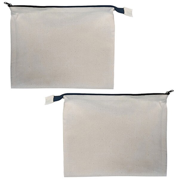 Design Custom Printed - Cotton Zippered Pouch - Online at CustomInk