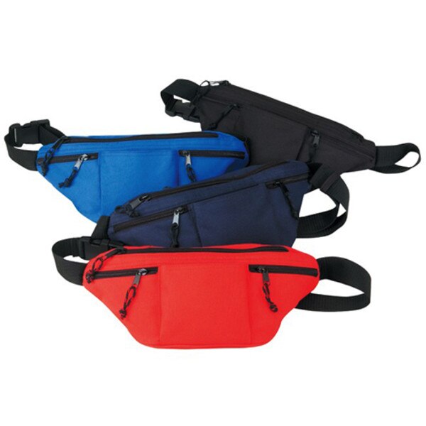 Poly Four Zipper Fanny Pack | Bagmasters