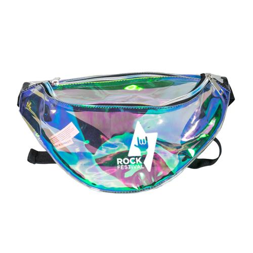 custom holographic fanny pack