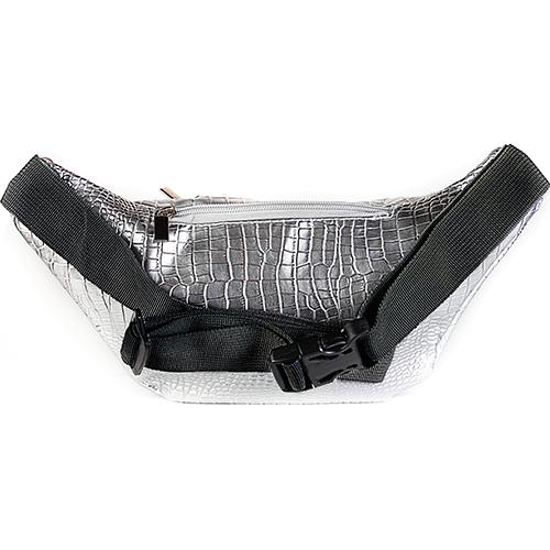 silver fanny pack