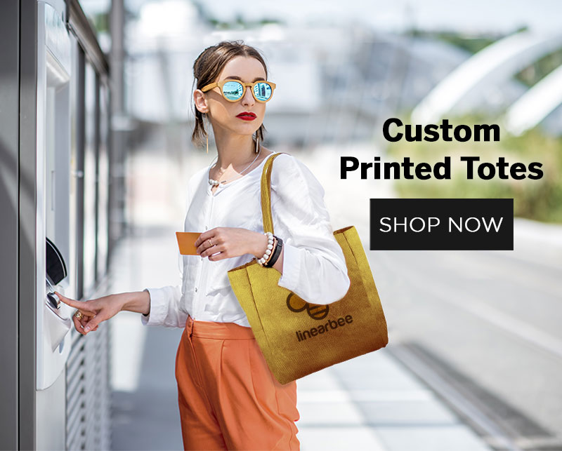 custom printed tote bags wholesale